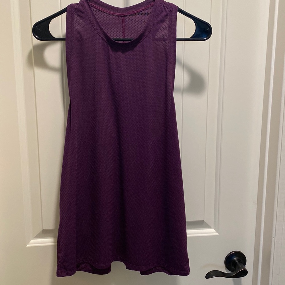 Lululemon high neck, racer back top